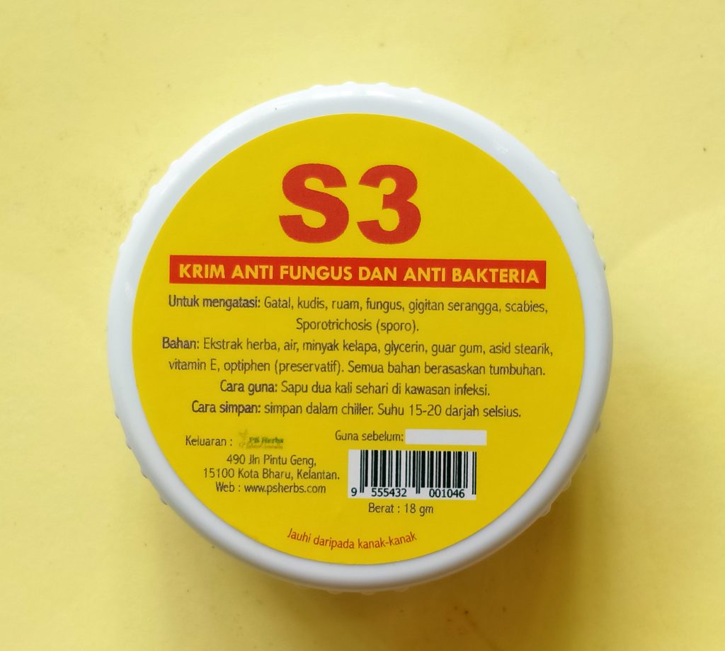 Krim S3 - Krim Penyakit Kulit  PS Herbs Produk