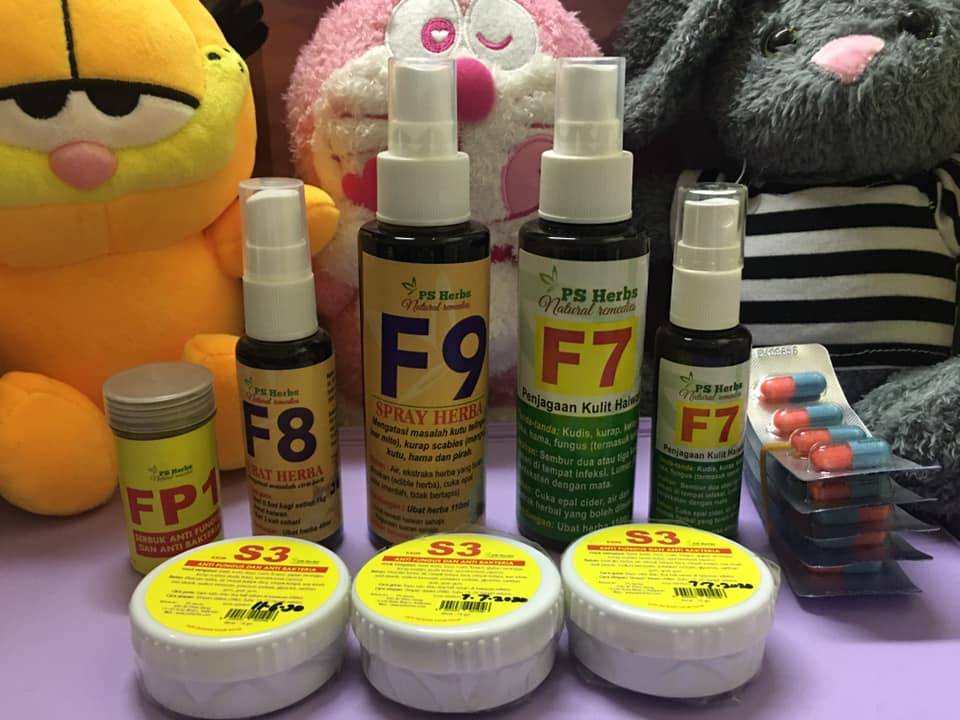 Produk PS Herbs dijual di Fnlin Purrfect Storet