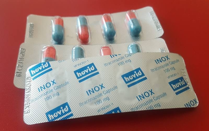 Ubat intraconazole jenama inox100 mg sesuai untuk merawat kucing sporo