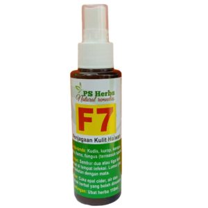 Ubat Spray F7 untuk penyakit kudis, luka, fungus atau kurap