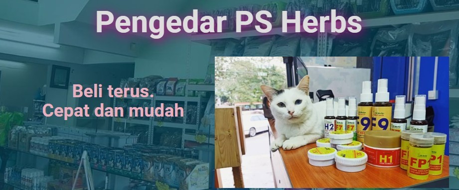 Produk PS Herbs ada di pasaran. Semak pengedar berdekatan 