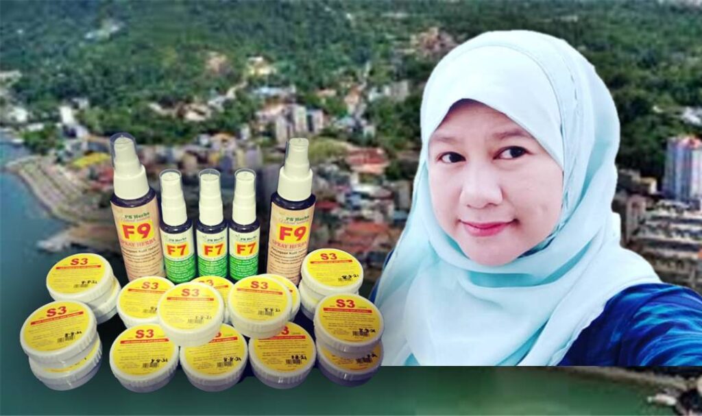 Rozana stokis PS Herbs di Sandakan