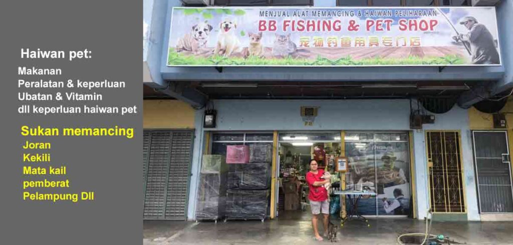 Bibi fishing & pet shop Bidor Perak