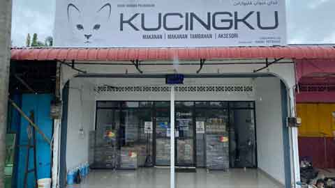 Kucingku by hayat Pet Shop menjual pelbagai keperluan haiwan