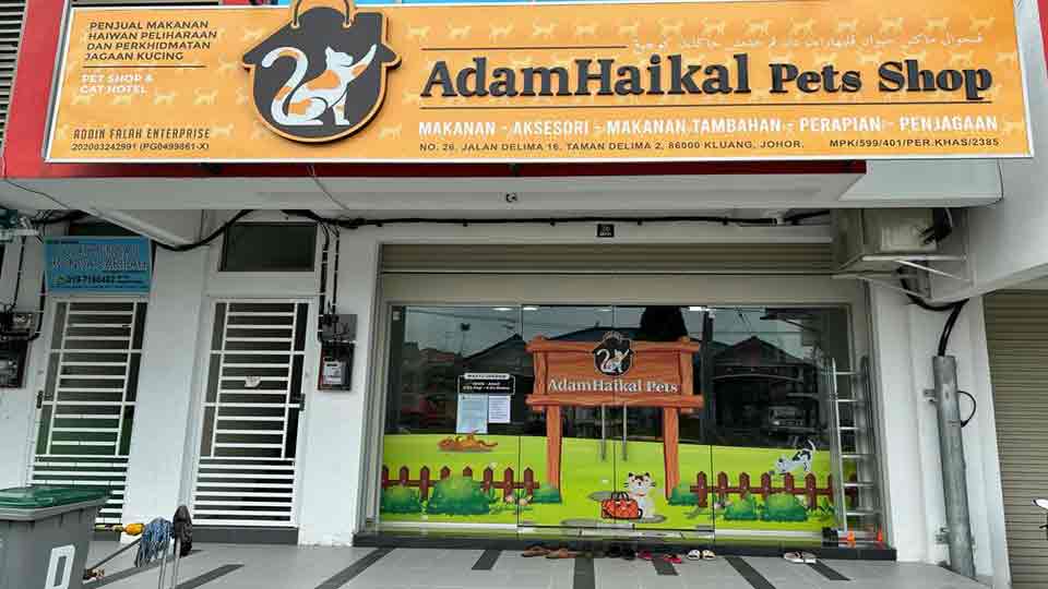 AdamHaikal Pets Shop di Taman Delima 2, Kluang johot