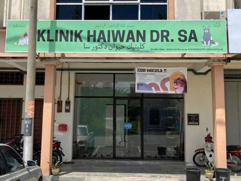Klinik Haiwan Dr Sa di Bagan Serai, Perak. Menawarkan pelbagai perkhidmatan veterinar.