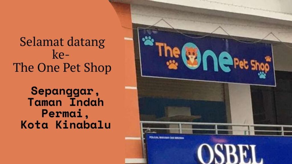 The One Pet Shop - selamat datang1 Kedai The One Pet Shop - pandangan dari depan