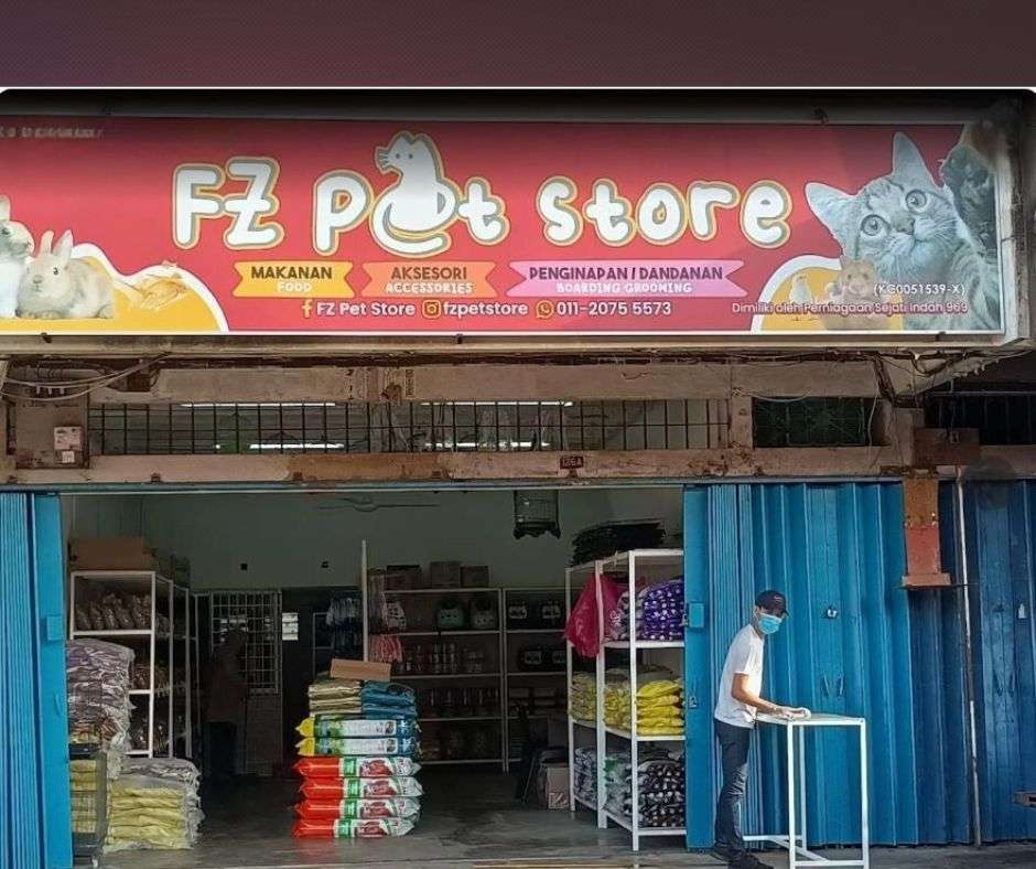 FZ Pet Store, Pekan Tikan Batu, Sungai Petani, Kedah.